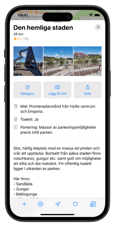 Playways detaljvy